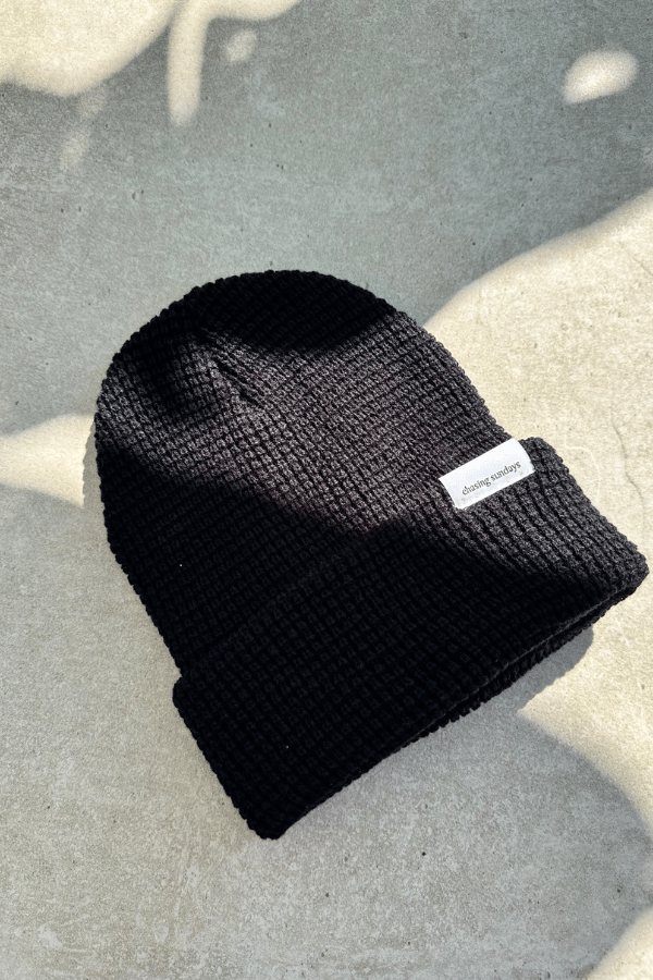 Black Beanie